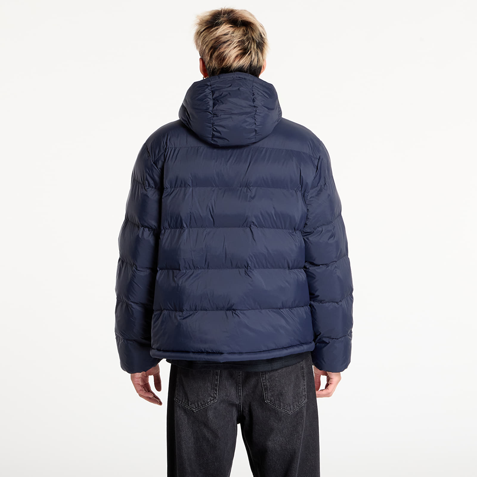 Daunenjacken für Männer Calvin Klein Jeans Ls Nylon Monogram Puff Jacket Blue