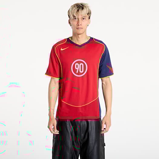 Jersey Nike Total 90 Men's Dri-FIT Soccer Jersey Gym Red/ Midnight Navy/ University Gold