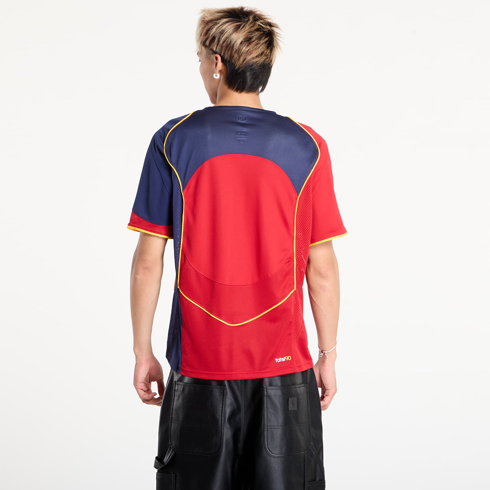 Men's Jerseys Nike Total 90 Men's Dri-FIT Soccer Jersey Gym Red/ Midnight Navy/ University Gold