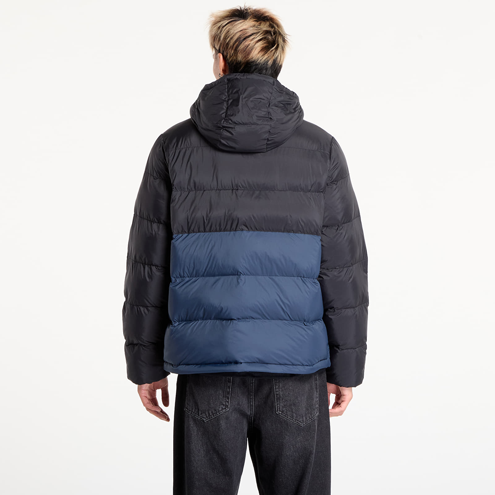 Daunenjacken für Männer Calvin Klein Jeans Ls Nylon Color Bock Jacket Black