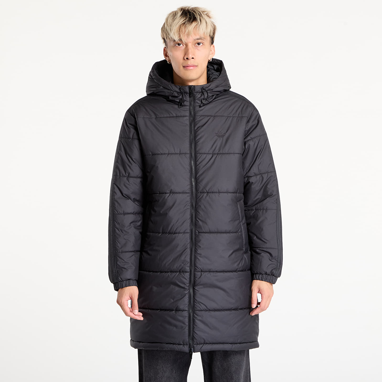 Men's jackets adidas Adicolor Long Jacket Black/ Black