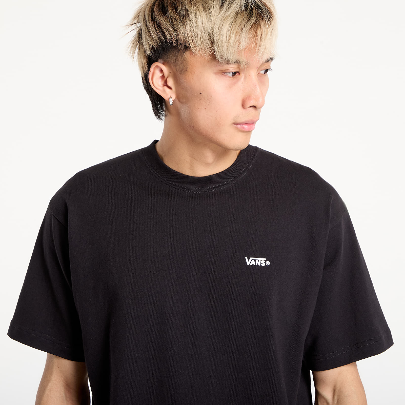 Men's T-shirts Vans Original Standards Stat Black/ White