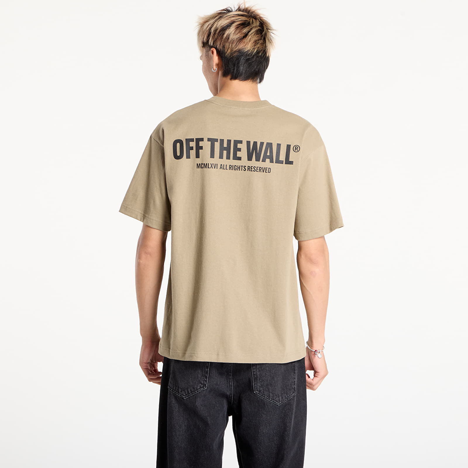 Men's T-shirts Vans Original Standards Stat Bay T-Shirt Leaf/ Black