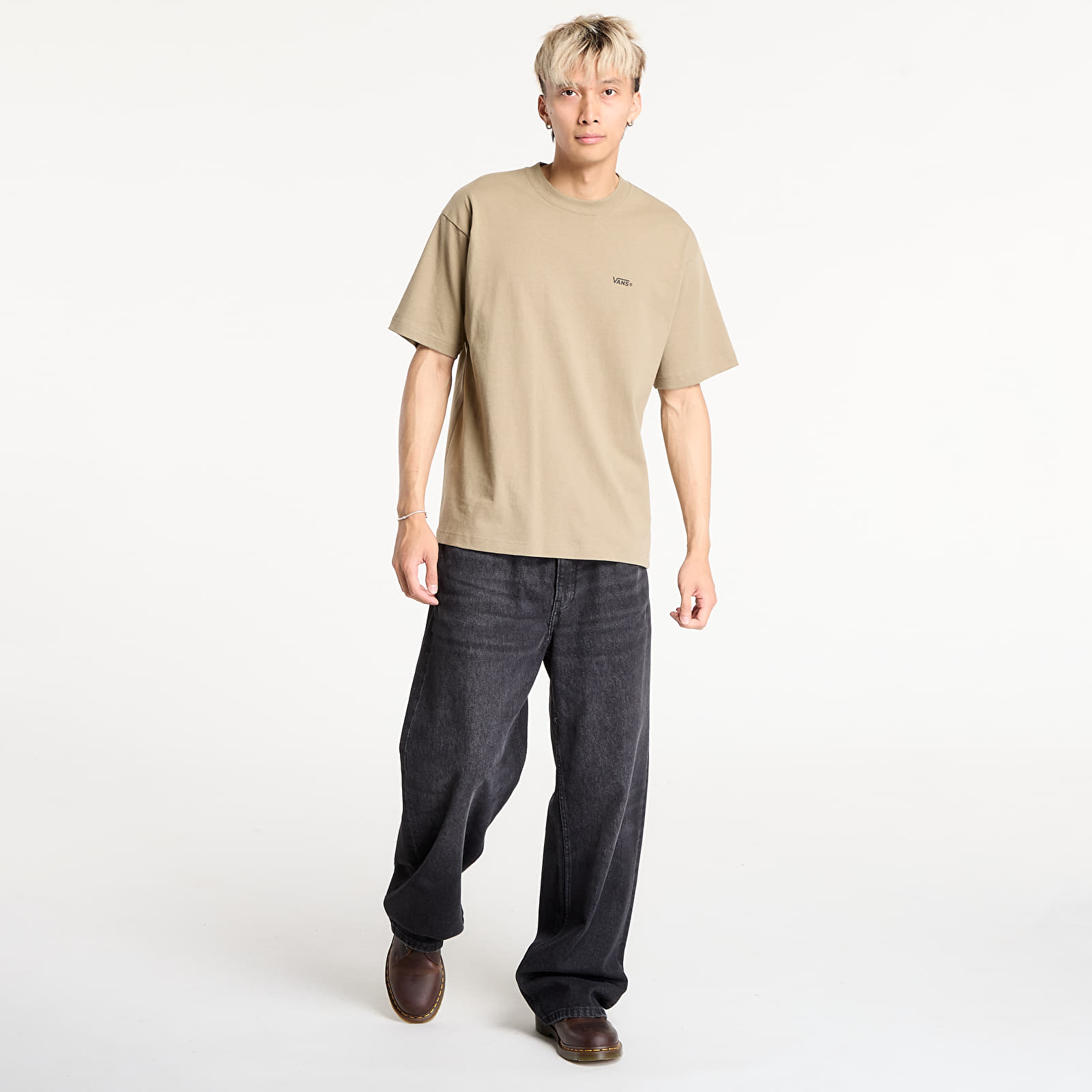 Men's T-shirts Vans Original Standards Stat Bay T-Shirt Leaf/ Black