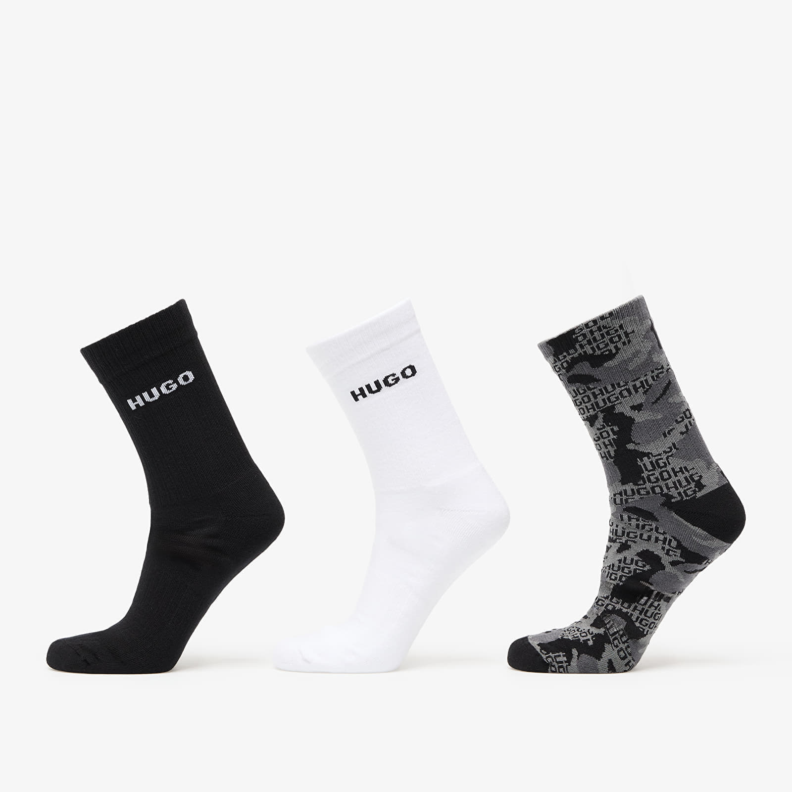 Hugo Boss 3-Pack Qs Rib Camo Cc Multicolor 43-46