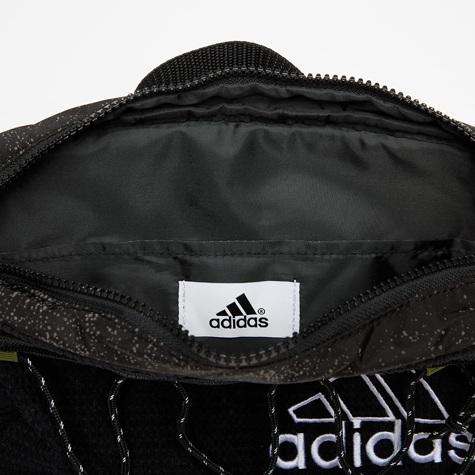Men's Kidney Pants adidas Waist Bag Black/ Collegiate Green