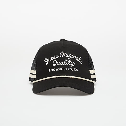 Cap Guess Originals Vintage Trucker Hat Black