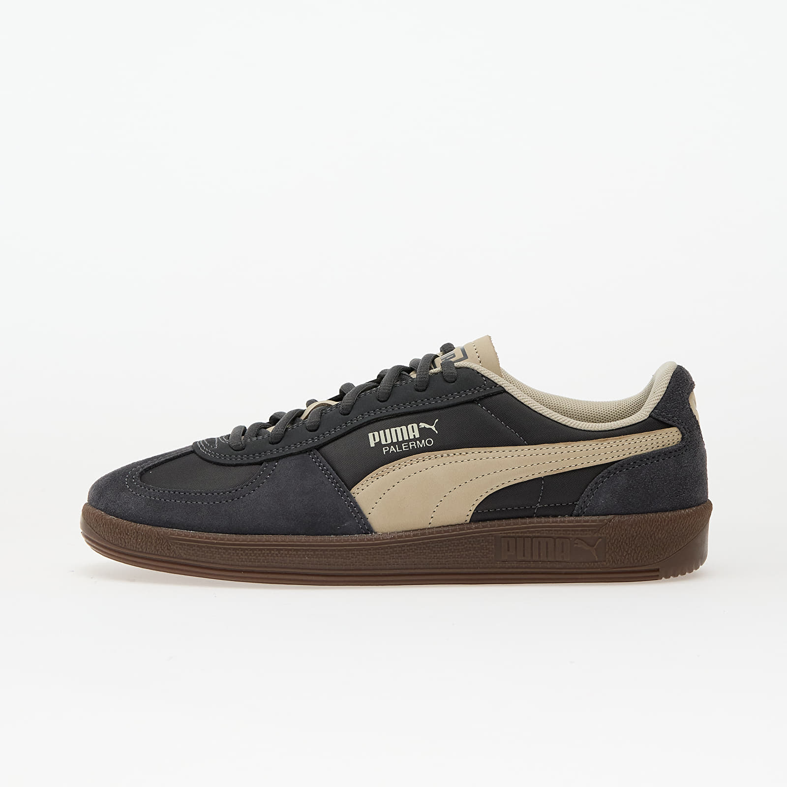 Men's sneakers and shoes Puma Palermo Pop Dusky Gray-Desert Dust