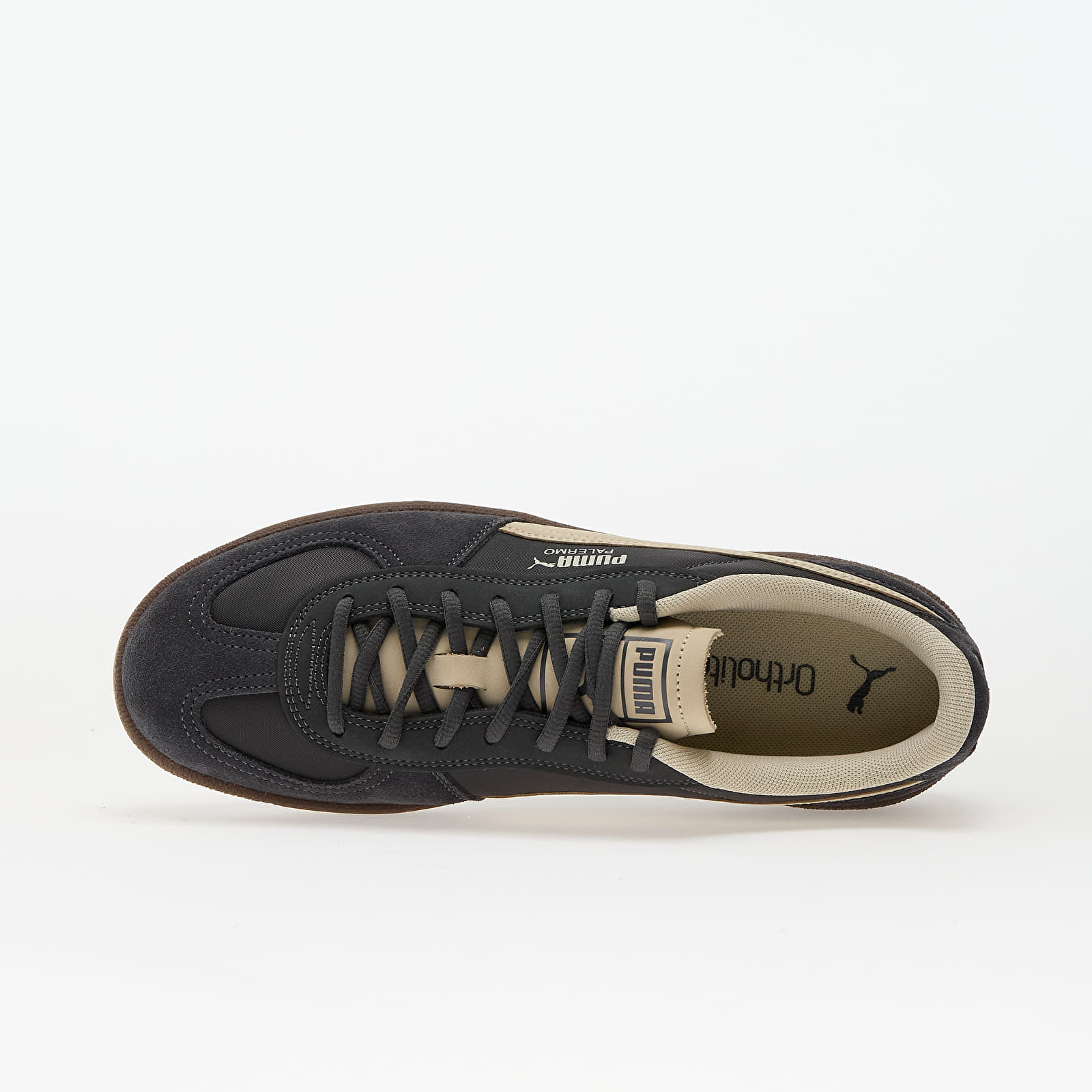 Men's sneakers and shoes Puma Palermo Pop Dusky Gray-Desert Dust