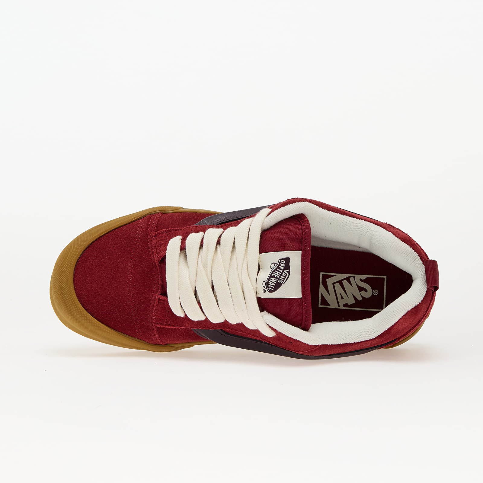 Men's sneakers and shoes Vans Knu Skool Gum Bordeaux