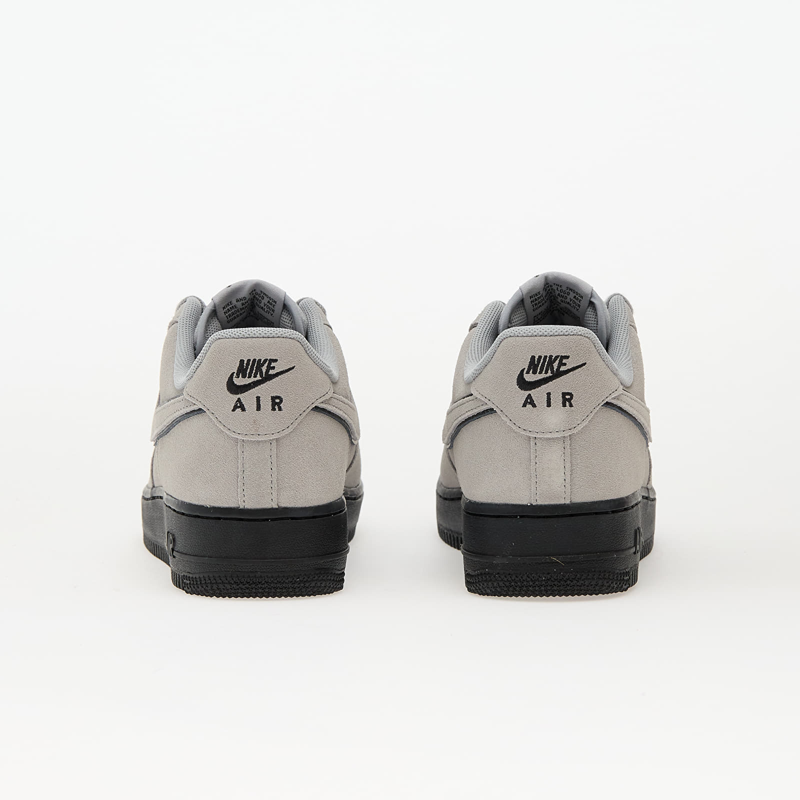 Men's sneakers and shoes Nike Air Force 1 '07 Lv8 Lt Smoke Grey/ Lt Smoke Grey-Black