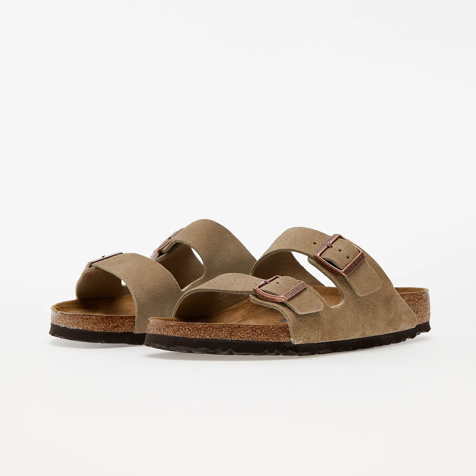Ténis e sapatos para homem Birkenstock Arizona Birko-Flor Soft Taupe