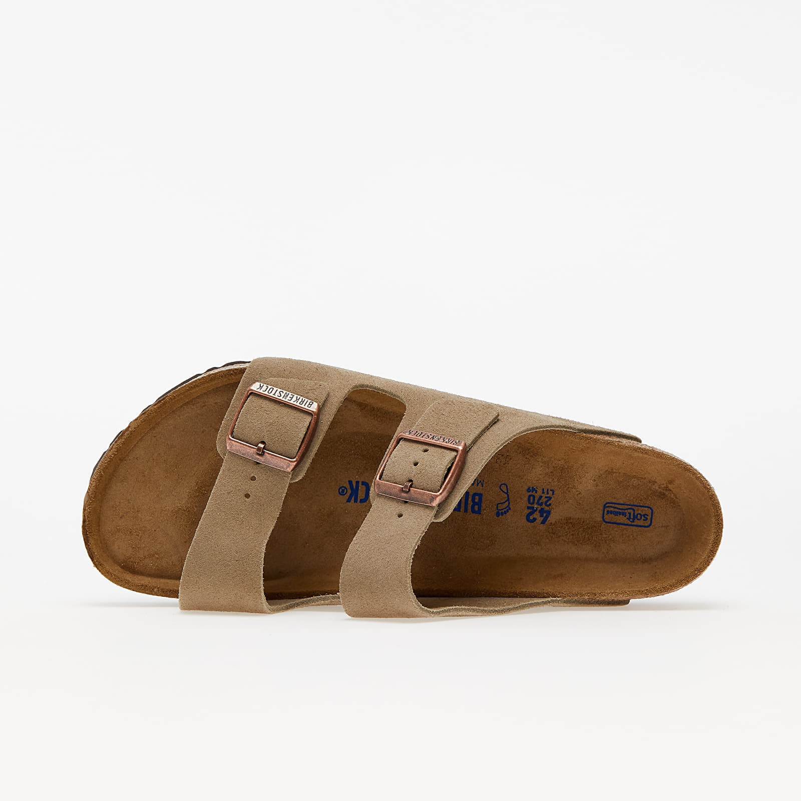 Ténis e sapatos para homem Birkenstock Arizona Birko-Flor Soft Taupe