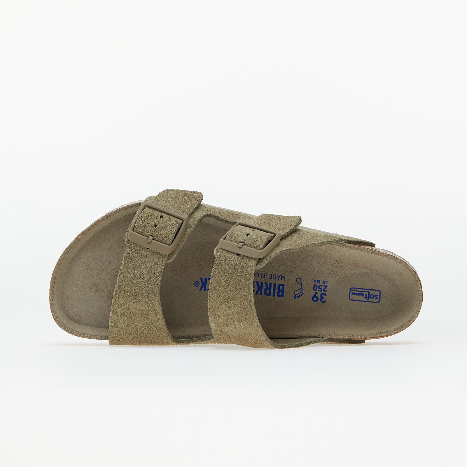 Ténis e sapatos para homem Birkenstock Arizona Birko-Flor Soft Faded Khaki
