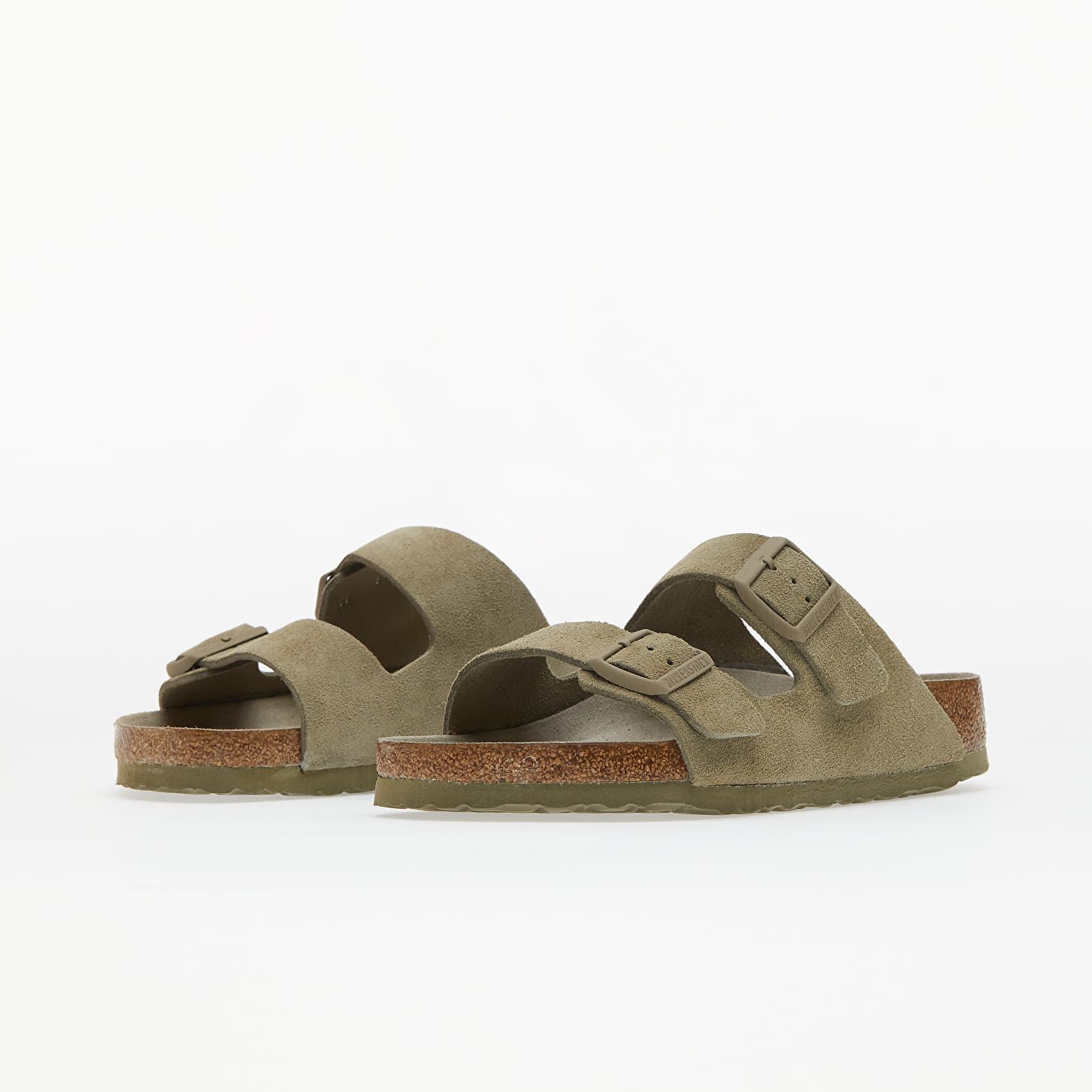 Ténis e sapatos para homem Birkenstock Arizona Birko-Flor Soft Faded Khaki