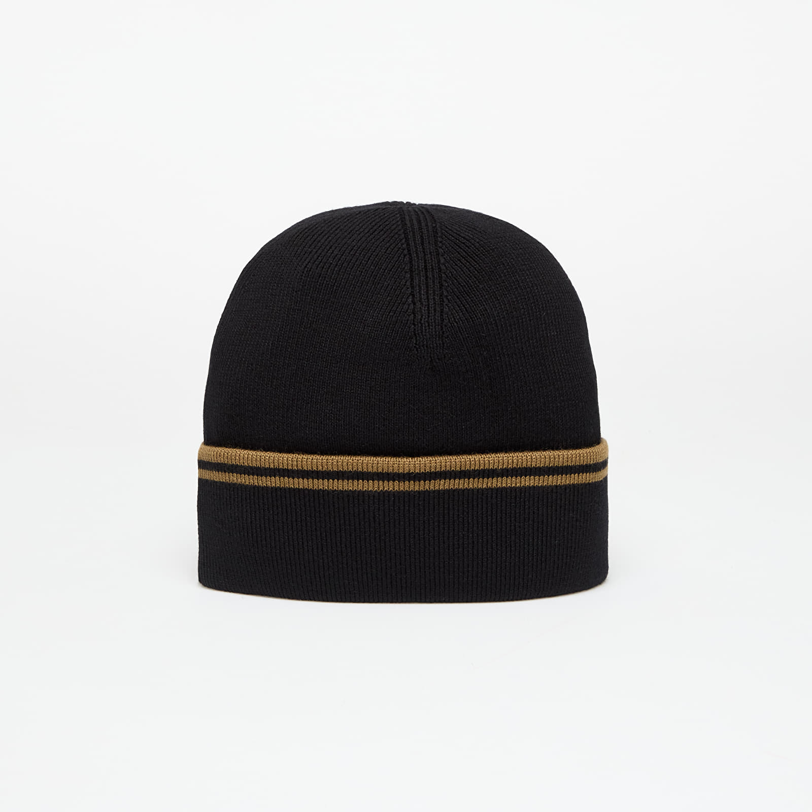 Hüte für Männer FRED PERRY Twin Tipped Merino Wool Beanie Black/ Shadedston