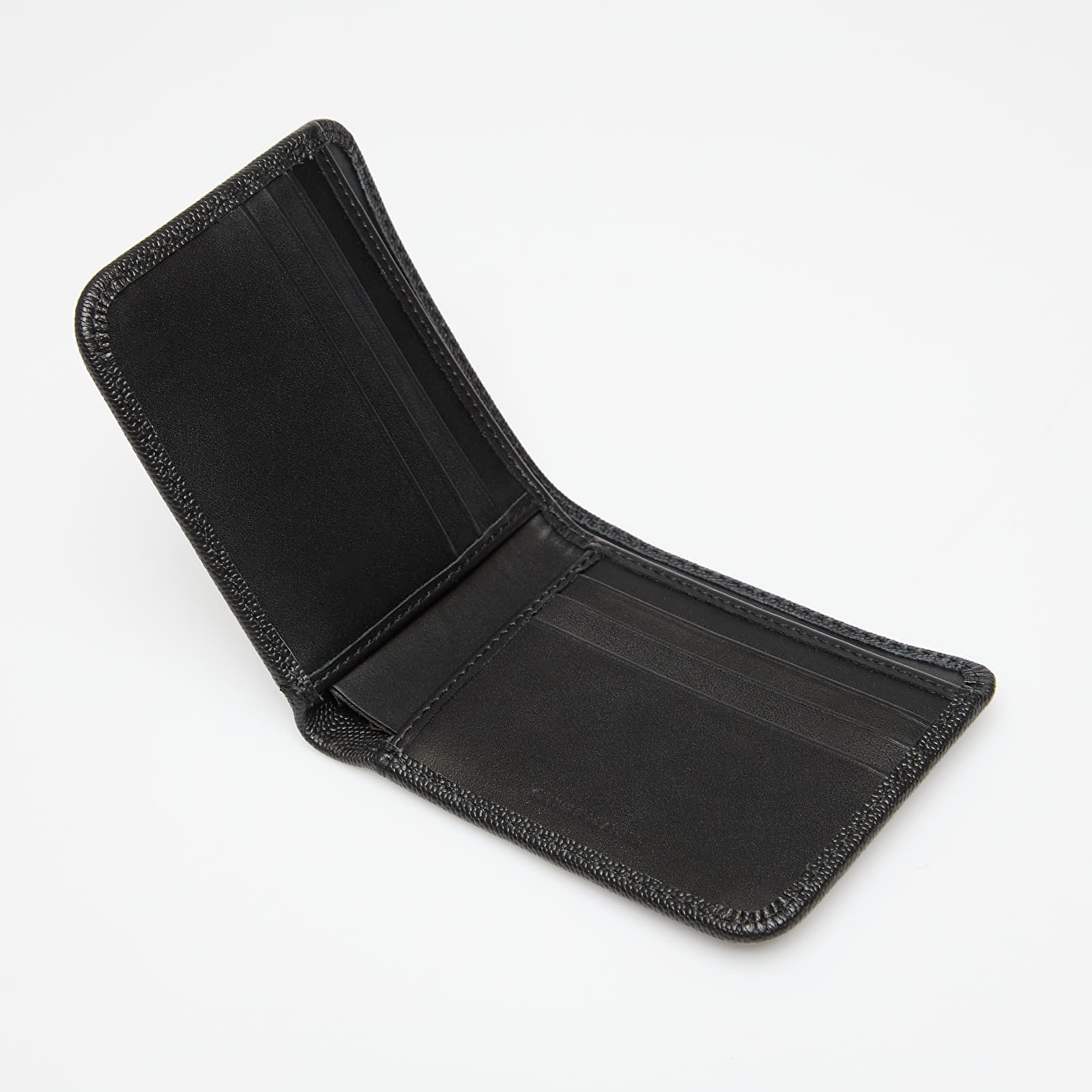Carteras de los hombres FRED PERRY Scotchgrain Leather Bwallet Black