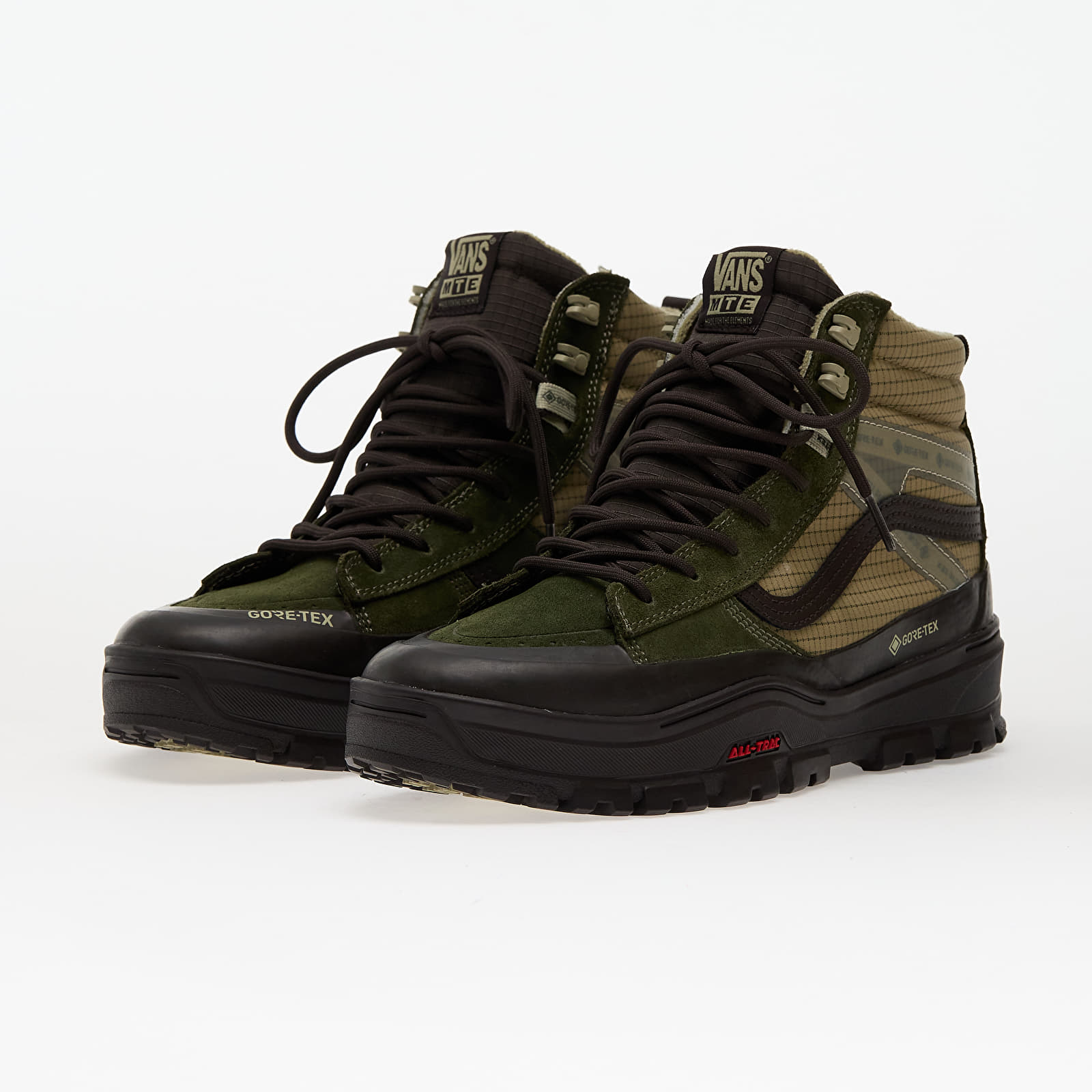 Miesten lenkkarit ja kengät Vans MTE Sk8-Hi Gore-Tex Insulated Dark Green/ Dark Brown