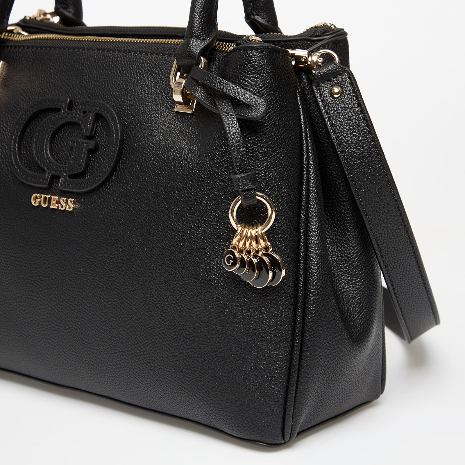 Damenhandtaschen GUESS Calebra Hobo Status Satchel Black