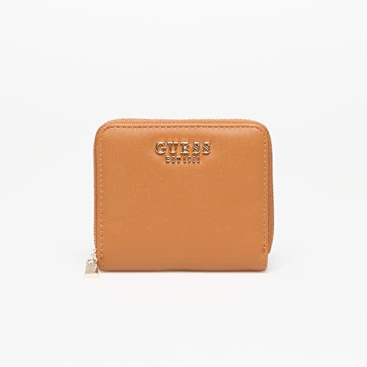 Carteira GUESS Talent Slg Small Zip Around Caramel