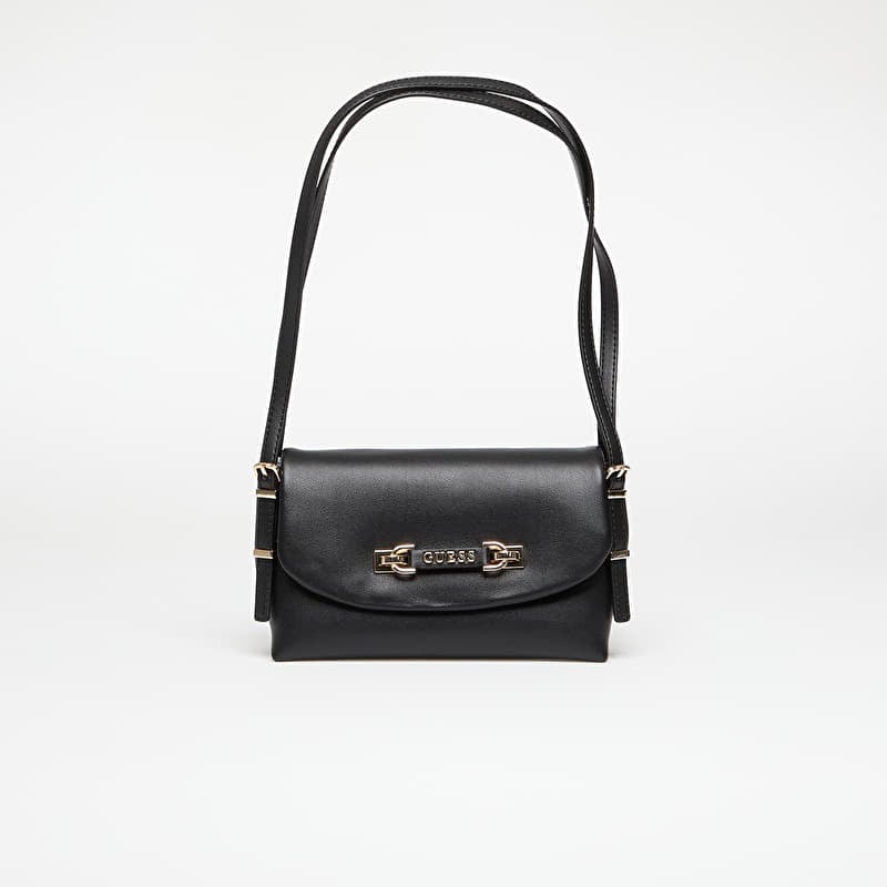 GUESS Lefia Flap Shoulder Bag Black