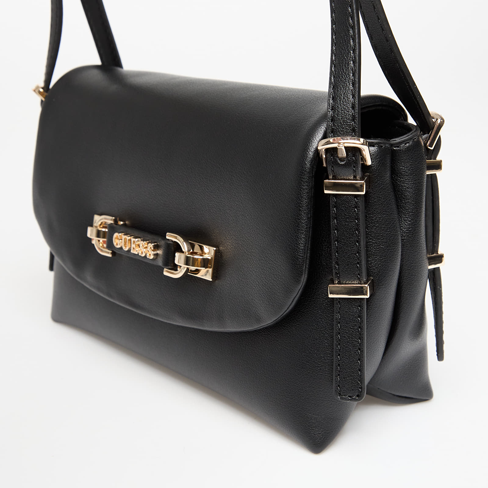 Naisten käsilaukut GUESS Lefia Flap Shoulder Bag Black