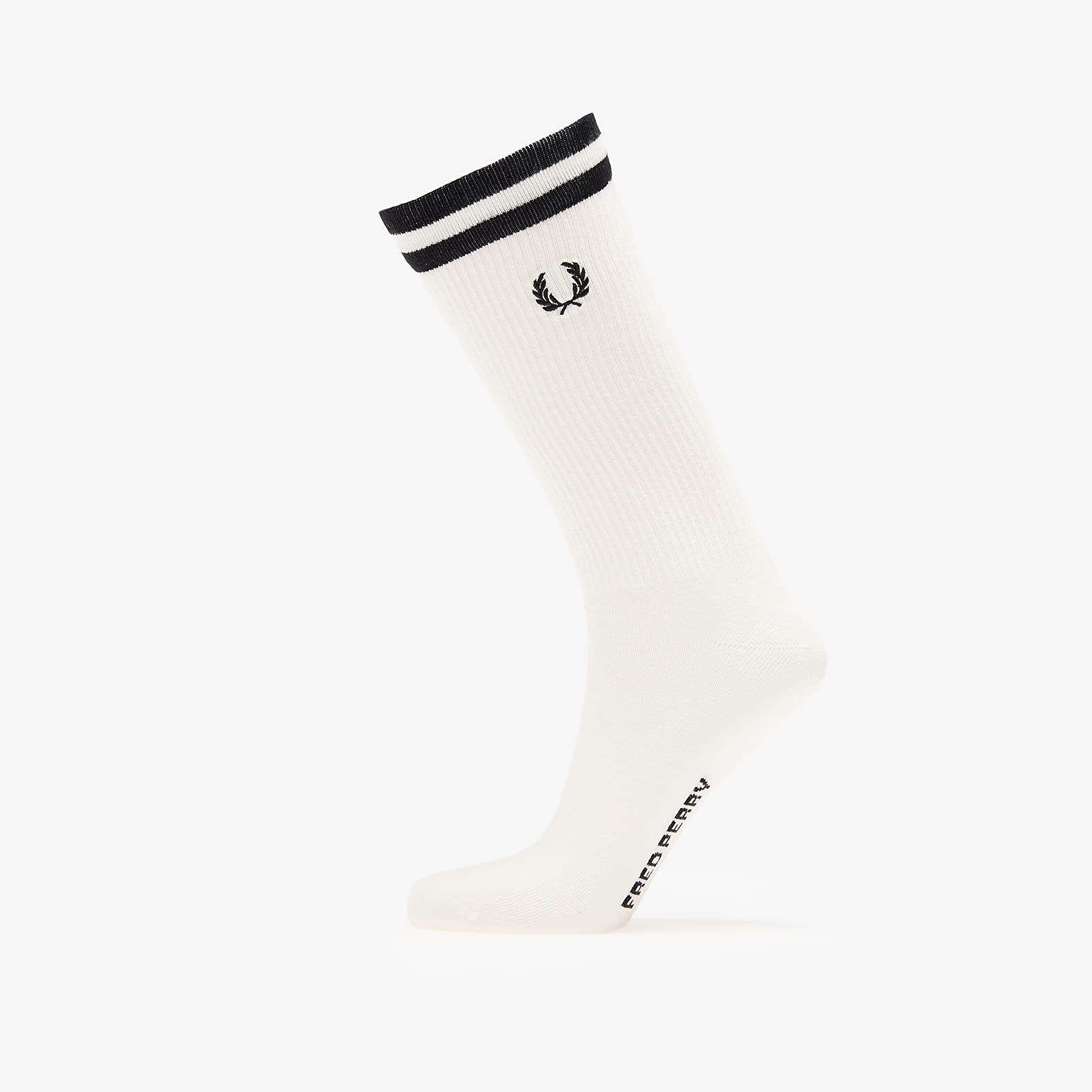 Socken für Männer FRED PERRY Tipped Sports Sock Snow White/ Black