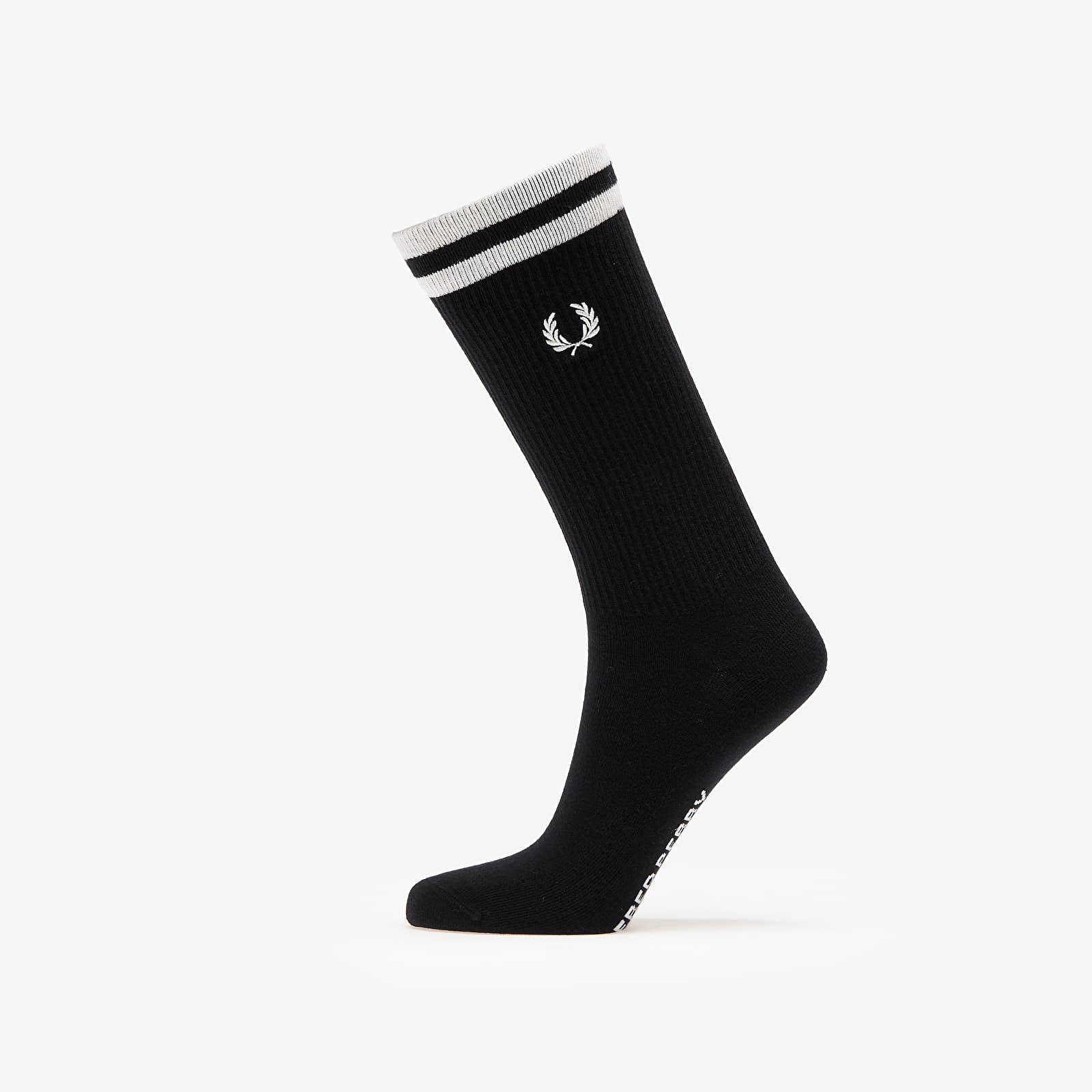 Socken für Männer FRED PERRY Tipped Sports Sock Black/ Snow White