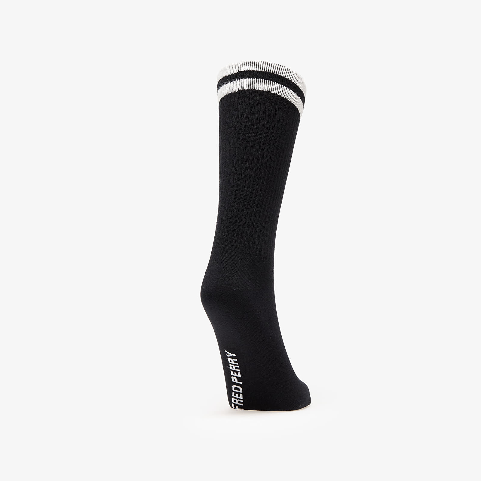 FRED PERRY Tipped Sports Sock Black/ Snow White 6-9