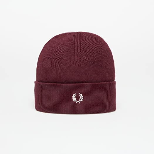 Hattu FRED PERRY Classic Beanie Oxblood