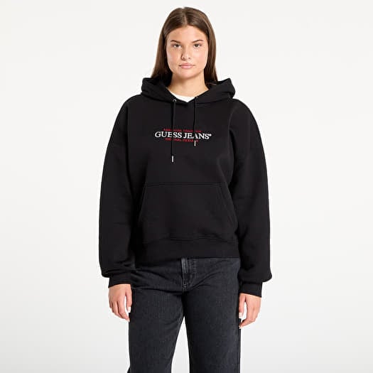 Guess Jeans Hood Os American Black