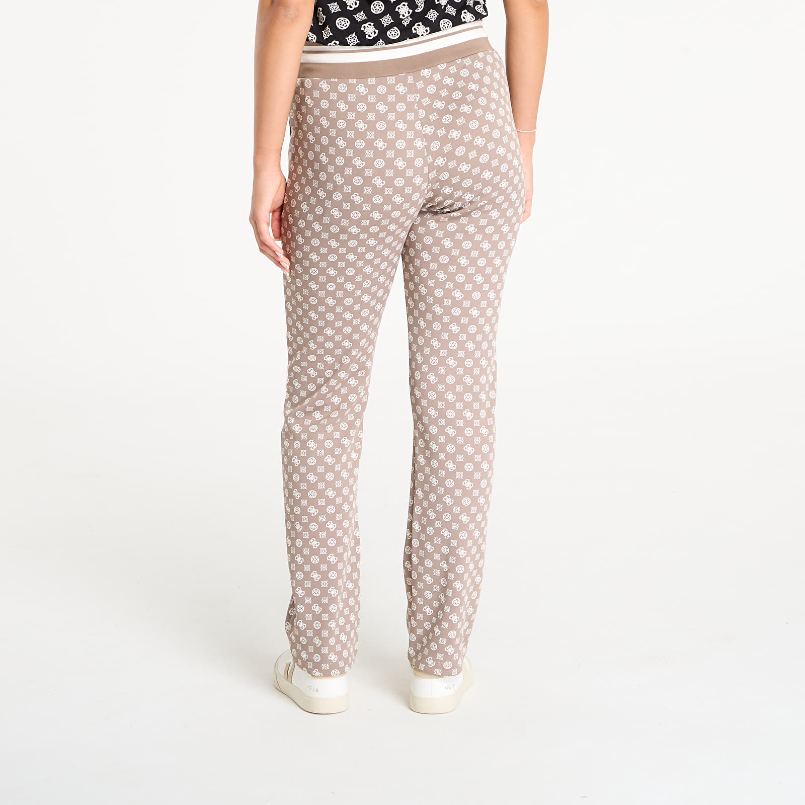 Damesbroeken GUESS New Aggie Long Pant Brown