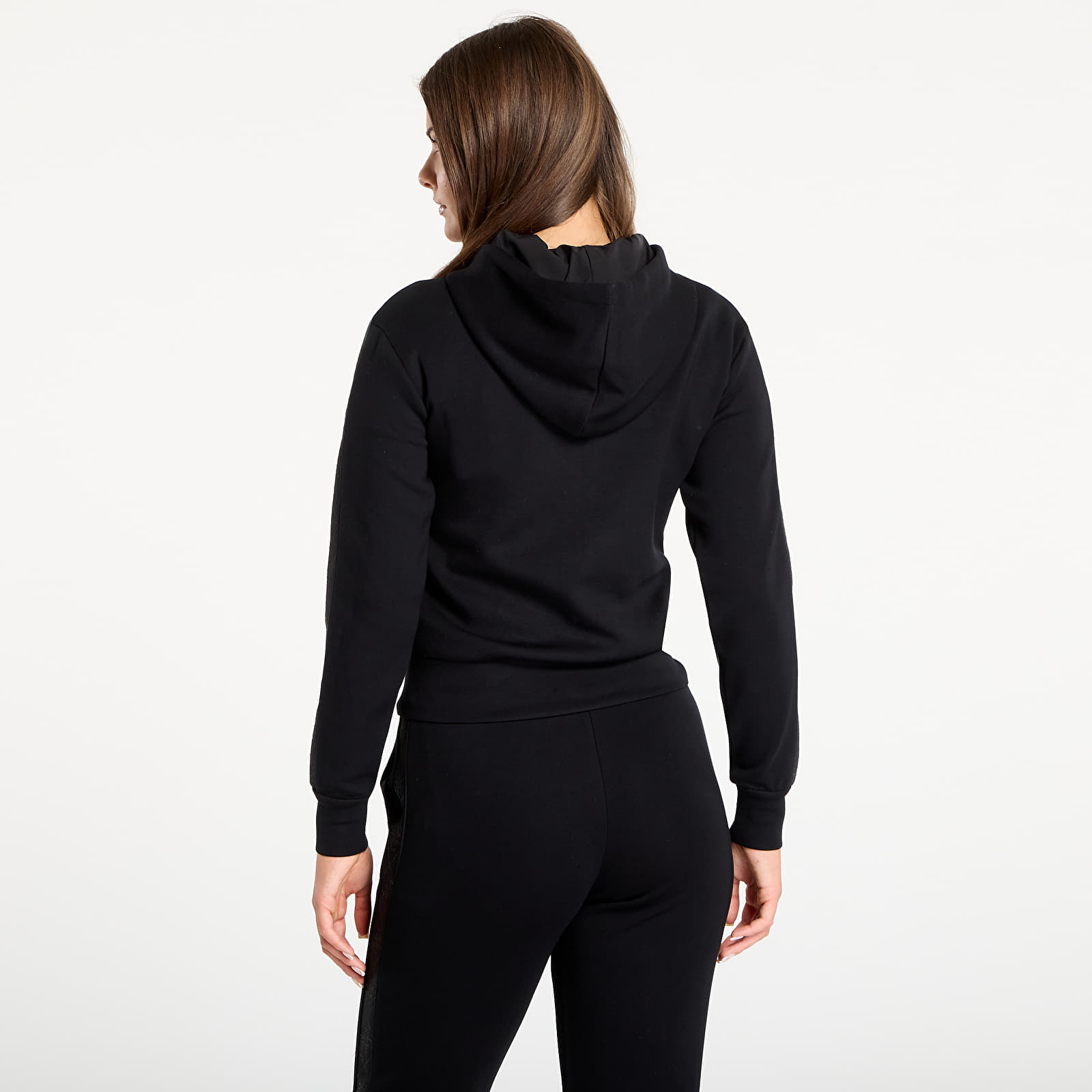 Sweatshirts für Frauen GUESS New Hooded Scuba Sweatshirt Black