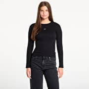Guess Jeans Ls Cn Embro Slim Black