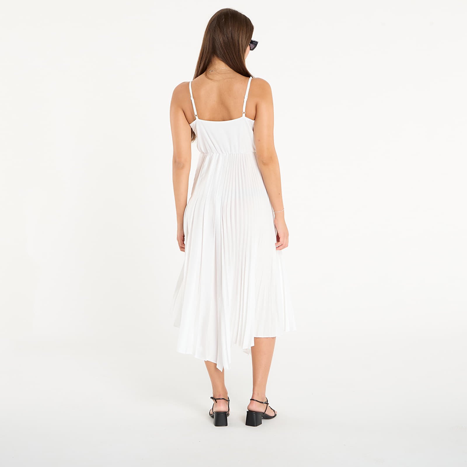Naisten mekot AllSaints Jax Tee Dress Chalk White