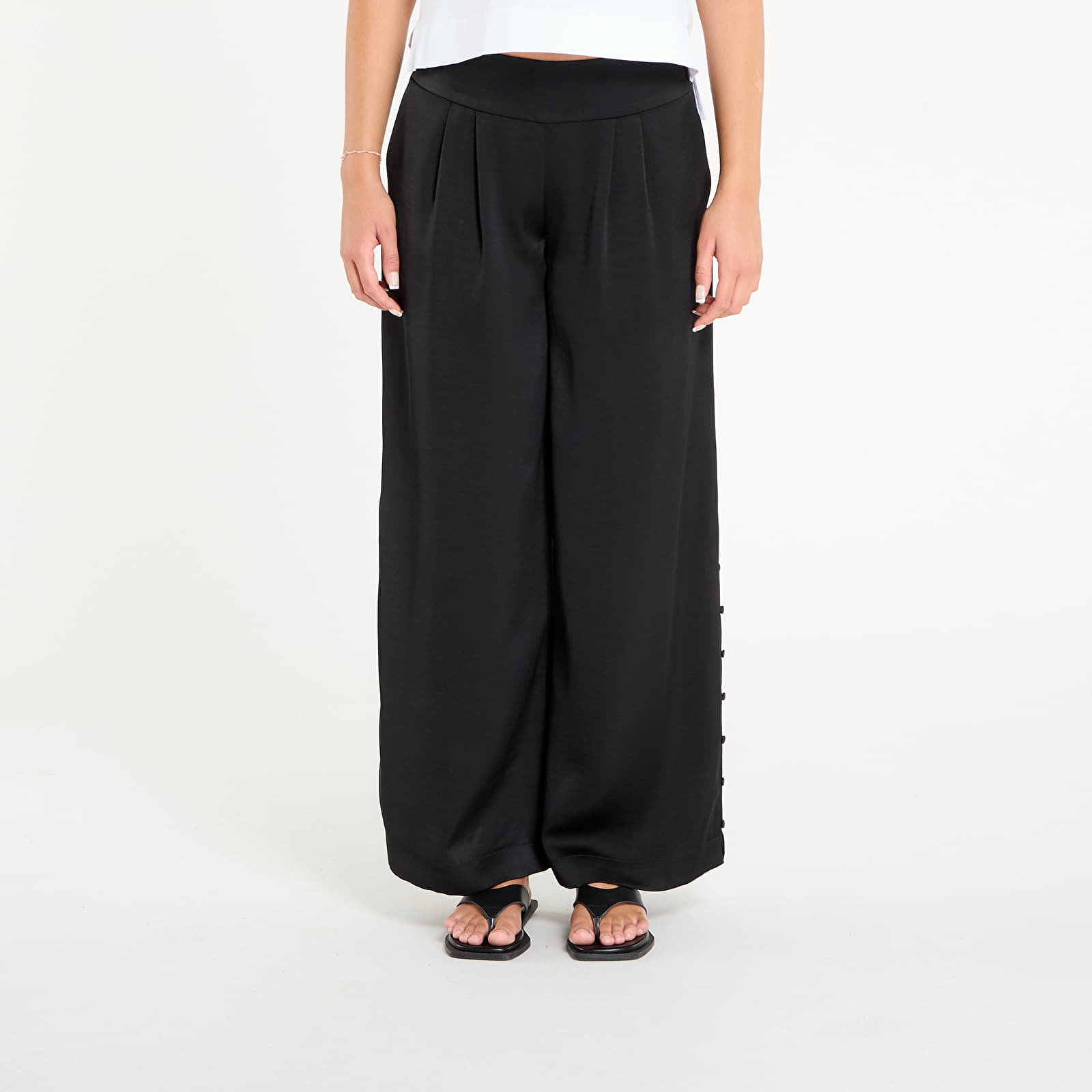Calças de mulher AllSaints Leanne Trousers Black