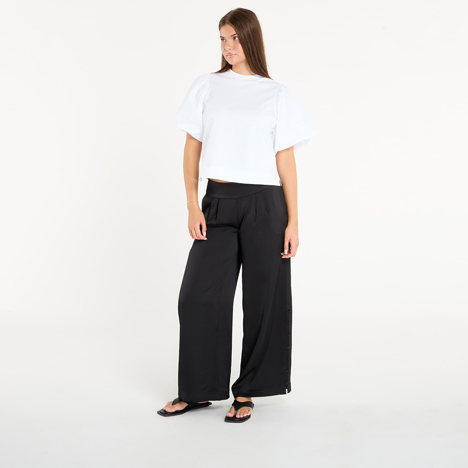 Calças de mulher AllSaints Leanne Trousers Black