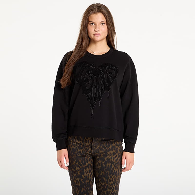 Sweatshirt AllSaints Trip Piper Sweat Black