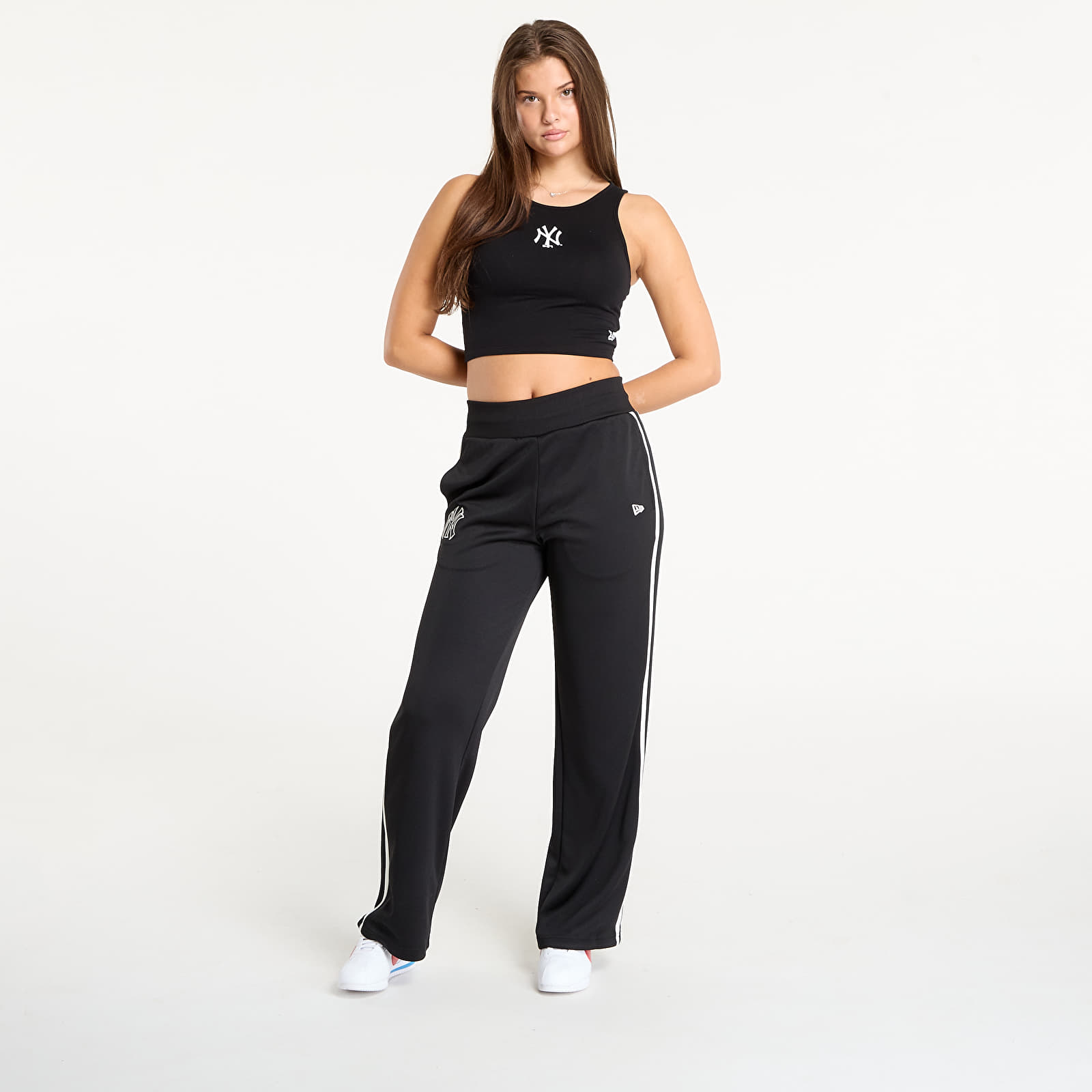 Camisolas interiores femininas New Era MLB Le Midi Crop New York Yankees Black