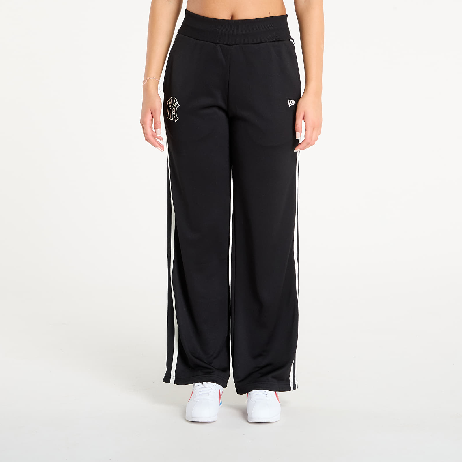 Pantalones de mujer New Era MLB Midi Logo Track Pant New York Yankees Black