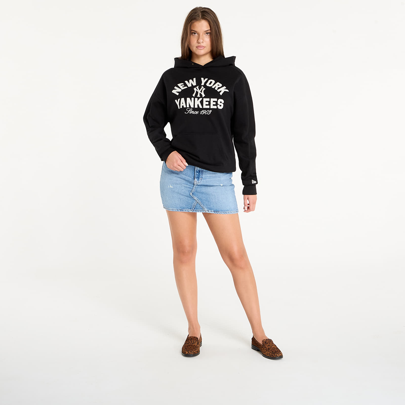 Vīriešu džemperi New Era MLB Heritage Hoodie New York Yankees UNISEX Black