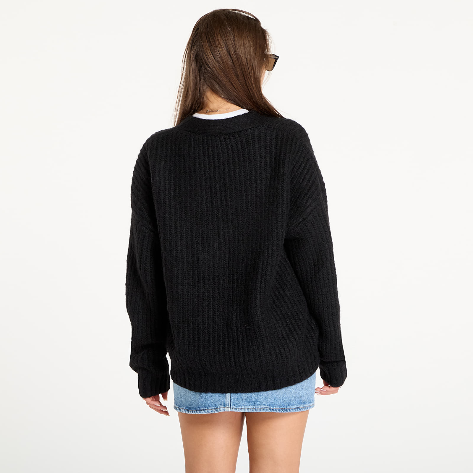 Moteriški megztiniai ir džemperiai New Era MLB Knit Cardigan New York Yankees Black