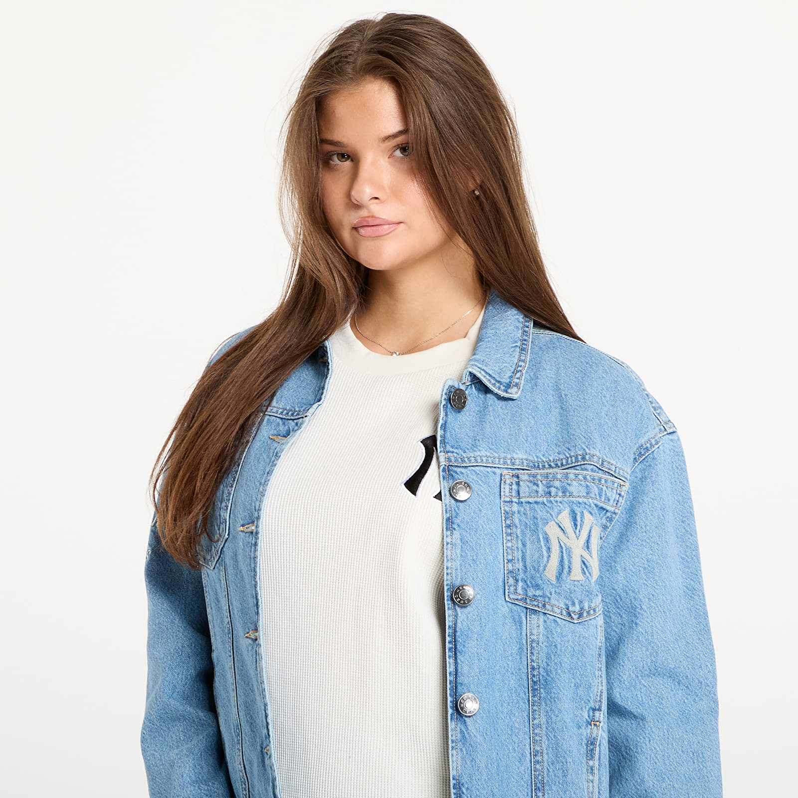 Jakker til mænd New Era MLB Denim New York Yankees UNISEX Rdm