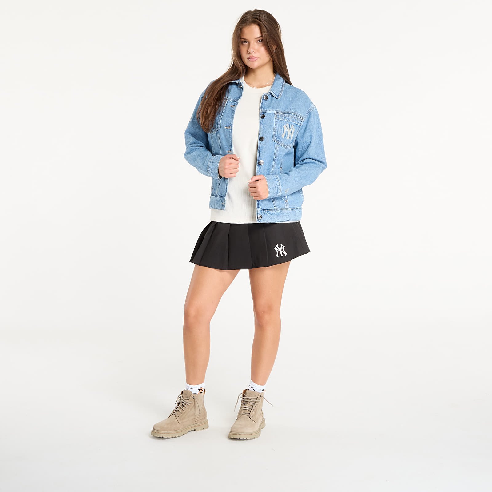 Jakker til mænd New Era MLB Denim New York Yankees UNISEX Rdm