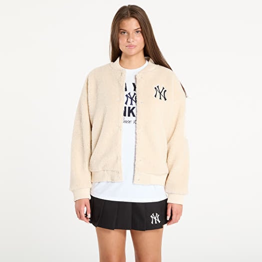 Takki New Era MLB Sherpa Bomber New York Yankees Light Cream