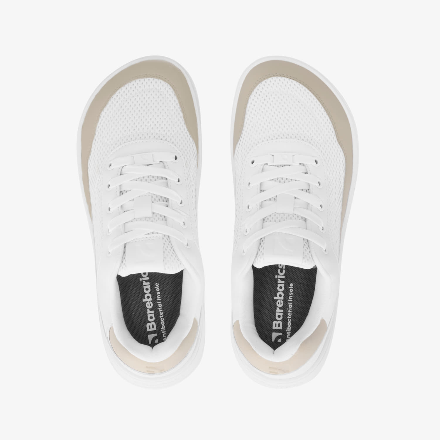 Ténis e sapatos para homem Barebarics Vaporo White & Beige