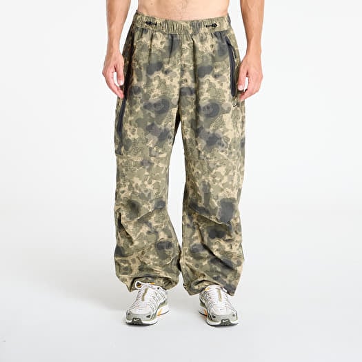 Nike Tech Men's Dri-FIT Woven Camo Loose-Fit Pants Neutral Olive/ Black
