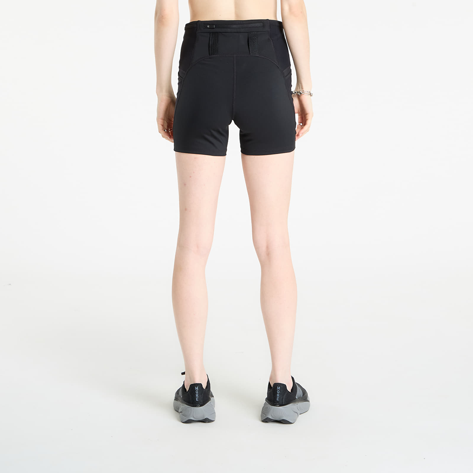 Γυναικεία σορτς Nike Trail Women's Dri-FIT High-Waisted 4" Tight Running Shorts Black/ Black