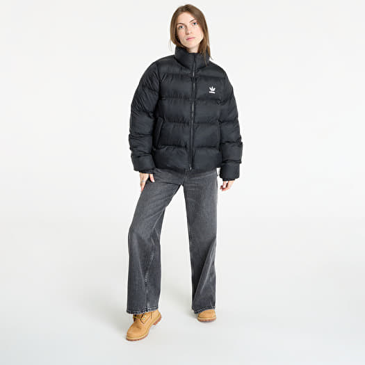 adidas Adicolor Short Puffer Jacket Black | Queens