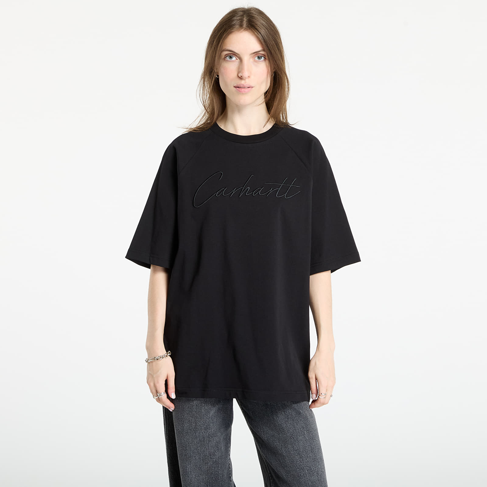 Heren T-shirts Carhartt WIP S/S Ray T-Shirt UNISEX Black